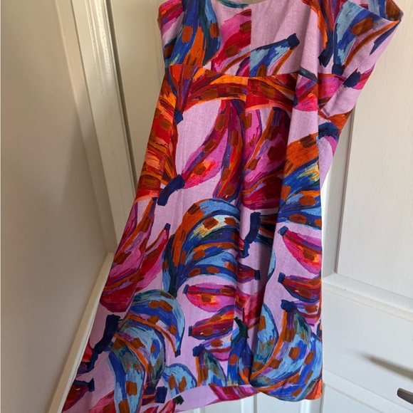 Farm Rio Cross Front Colorful Women's Dress Size Small - Picture 6 of 14